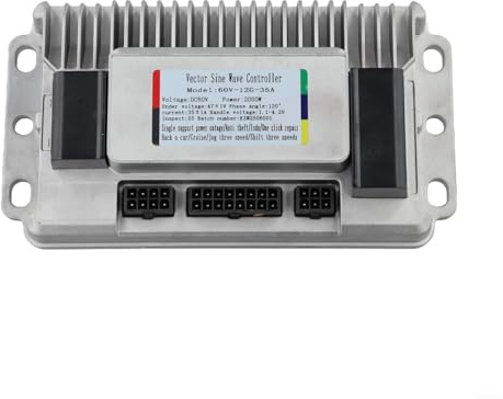 Gdfnmogo Bürstenloser Motorsteuerer, 3000 W, 60 V, 2000 W-3000 W, Stahl, elektrisch, für Fahrrad und Roller, Steuergerät für Citycoco und andere (60 V, 2000 W)