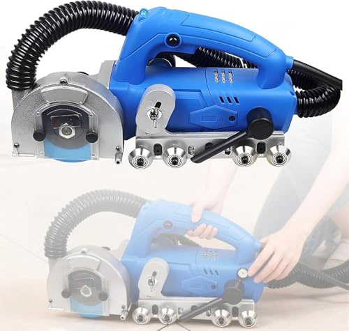 Electric Tile Grout Remover, 1200W 3 Speed Ceramic Floor Cleaner for Removing Old Grout and Cement, Ideal for Tile Repair