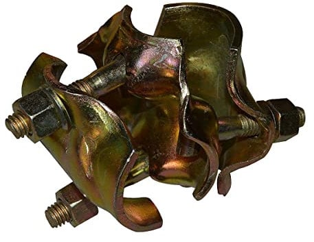 GIUNTO PER PONTEGGIO PONTEGGI ORTOGONALE ZINCATO 4 BULLONI 48 mm