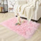 HLZDH Peau de Mouton synthétique,Cozy Sensation comme véritable Laine Tapis en Fourrure synthétique, Man-Made Luxe Laine Tapis de Canapé Coussin (Rectangle Rose, 60 x 90 CM)