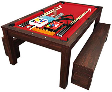 grafica ma.ro srl Billardtisch Billard 7 FT Neue Billard-Spiel mit Tischplatte und Containerbänke