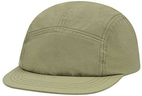 CLAPE Schnelltrocknend Outdoor Sport Cappy Mode Short Brim Cap 5 Panel Basecap Kurz Verstellbar Leicht Snapback Hiphop Polo Dad Kappe Schildmütze
