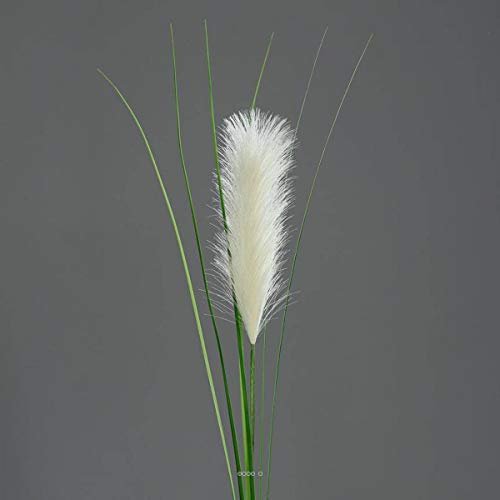 Artificielles.com - Herbe de la pampa artificielle H 97 cm superbe plumeau Crème - couleur: Crème