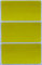 Etiketten 102 mm x 41 mm rechteckige Sticker – Größe 10,2 cm x 4,1 cm viereckige Aufkleber Vorteilspack von Royal Green (Gelb, 150)