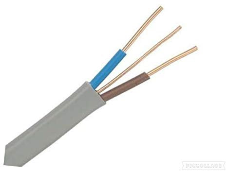 2.5mm Twin and Earth T&E Electric Cable Mains Wire Basec Approved 6242YH Various Lengths (100 Metres)