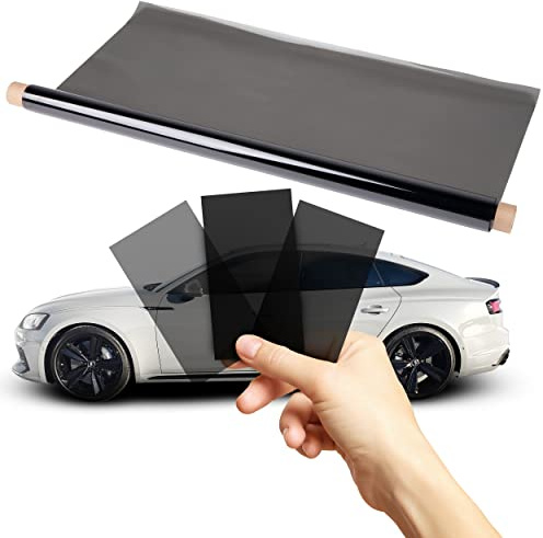 True LINE Automotive 1-lagige Tönungsfolie für Autofenster, 99% UV-Abstoßung (5% 56 cm breit, 3 m lang)