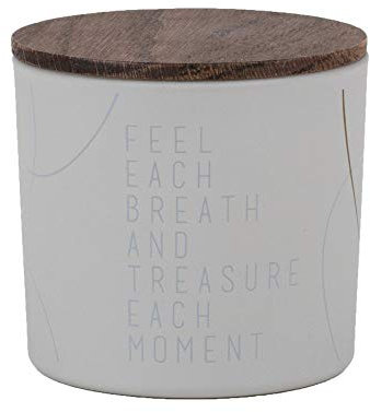 Kleine Duftkerze im Glas aus der Serie Duftwelten - Räder Design, Räder:grau