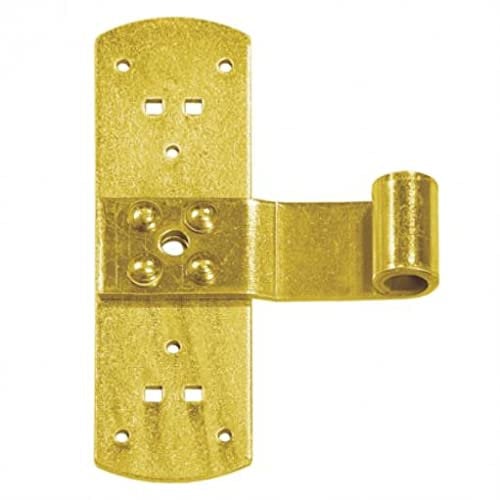 Fensterladen-Mittelband Abschluss gerade 165mm gelb verzinkt
