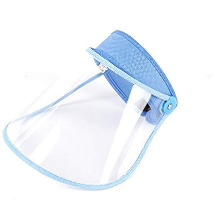 beautyhe Face Shield Visier Gesichtsschutzschirm Anti-Nebel Gesicht Schild Schutz Gesicht Schild Sicherheit Gesicht Schild Leichte Gesicht Visier SkyBlue