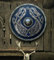 Tecmetooze Walhalla Seedrache Jörmungandr Authentischer Battleworn Wikinger Schild Mittelalter Rund Schlacht Krieger Schild Holz Rund Schild Larp Reproduktion Cosplay Schild