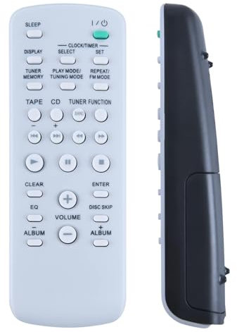 GOUYESHO Telecomando di ricambio adatto per Sony Audio System RM‑SC3 RM‑SC30 RM‑SC50 RM‑SC55 MHC‑RG29 MHC‑RG490S CMT‑EH10 CMT‑U1 CMT‑CPZ1 MHC‑RG222 MHC‑RG2
