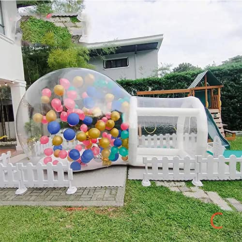 Aufblasbares Kuppelhaus mit Blasen-Zelt, transparent, ideal für Hochzeiten und Geburtstage, 4 m