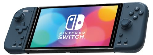 Hori Nintendo Switch Split Pad Compact (Midnight Blue) - Ergonomic Controller for Handheld Mode - Officially Licensed by Nintendo