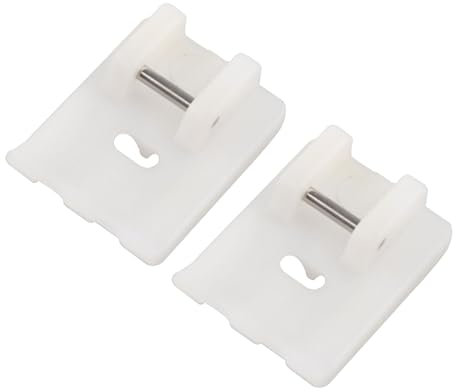 Jopto 2 Pièces Pied-de-biche pour Tuyauterie Double Soudure Machine à Coudre Domestique Accessoire en Métal Compatible avec Snap on Brother, Babylock, Singer, Euro-Pro, Janome, Kenmore