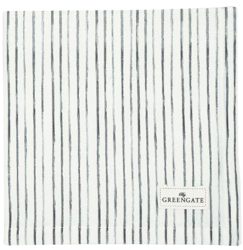 GreenGate Gritt Stoffserviette White 40x40cm