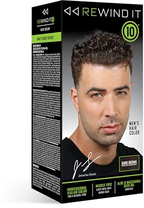 REWIND IT 10 Dark Brown Men's Hair Color