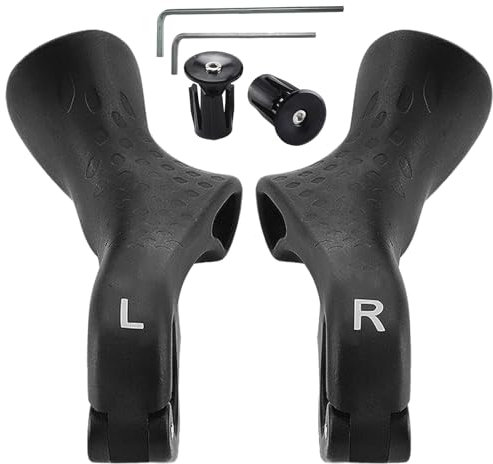 Fahrrad-Schraubstock-Lenker, AeroBase-Lenker, Fahrrad-Lenker im Schraubstock-Stil, rutschfester Gummi-Fahrradlenker, Fahrradgriff-Werkzeug mit mehreren Winkeleinstellungen für Falträder, Rennräder und