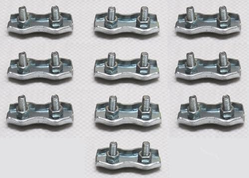 SecureFix Direct Electric Fence Poly Rope Connectors 3MM X10 (Electrified Fencing Polyrope Joiner Joint)