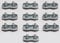 SecureFix Direct Electric Fence Poly Rope Connectors 3MM X10 (Electrified Fencing Polyrope Joiner Joint)
