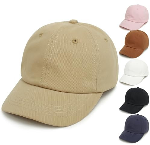 QIYIENDIAN Kleinkind Baseballmütze Baby Baseballmütze Baumwolle Kinder Mützen Jungen Mädchen Kleinkind Sonne Hut Baby Kappe(FAW,6-24M)
