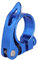Fahrrad Sattelklemme mit Schnellspanner, Sattelstützenklemme, Fahrrad Sattelkloben 31,8 mm, Aluminiumlegierung Fahrradsattelklemme, Fahrradzubehör für Mountainbike, Rennrad, Faltrad (Blau)