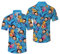 Custom Hawaiian Shirt with Face Pet Picture，Funny Hawaiian Shirt with Face Personalized Funny Button Up Shirts for Men (UK, Alpha, XL, Regular, Regular, 1)