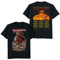 Iron Maiden Legacy of The Beast World Tour 2019 Beast in Ruins Black Tee, Black, Medium