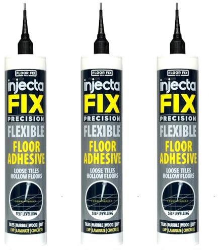 Injectafix 300ml Fixe les carreaux décollés et les sols creux - Comprend un embout d'injection pour les lignes de coulis étroites.