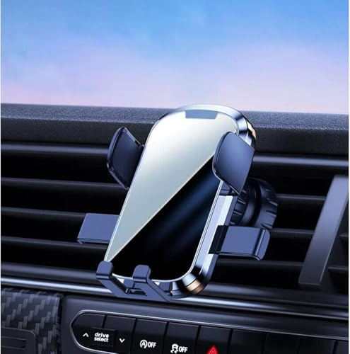 Gravvis Car Phone Holder, Air Vent Phone Mount Cradle for Car 360° Rotation [Upgraded Ultra Stable Hook Clip] One Hand Operation Universal Automobile Cradle Fit for iPhone, Galaxy All 4.7''-6.8