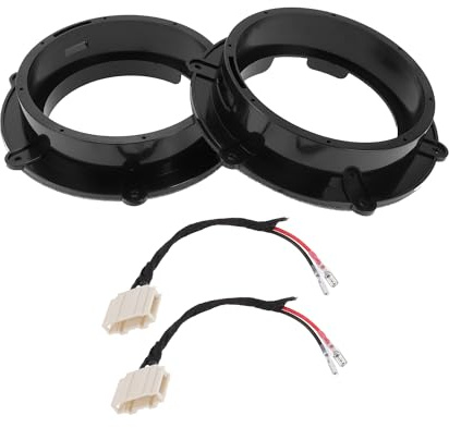 RATCHROLL Speaker Spacer Ring Tweeter Speaker Spacer Adaptor for Volkswagen | Waterproof, Speaker Subwoofer Mounting Spacer Bracket Ring, ABS, 2 Set