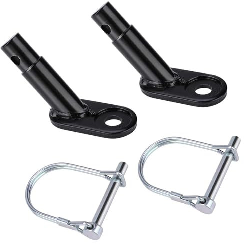 Gancio di Traino per Biciclette, per Passeggini, Camper, Carrelli Portabagagli, Stile A, 2 Pezzi