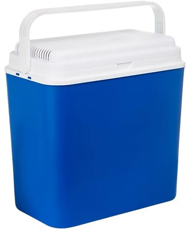 Nevera eléctrica de 24 l – Thermobox & Nevera de camping con conector de 12 V para coche, camión, barco, helado portátil, compacto y silencioso, ideal para viajes, picnic y enchufe, sin BPA – Kamai