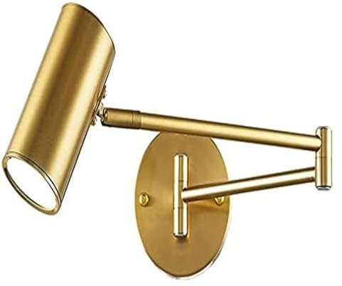 Lampada da parete in ferro battuto pieghevole Applique da parete Apparecchio di illuminazione Placcatura in oro/Vernice spray nera Apparecchio di illuminazione for interni,lampade per soggiorno