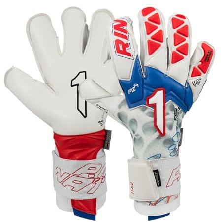Rinat Xtreme Guard Dominius Pro Adult Goalkeeper Gloves, White, Size 11