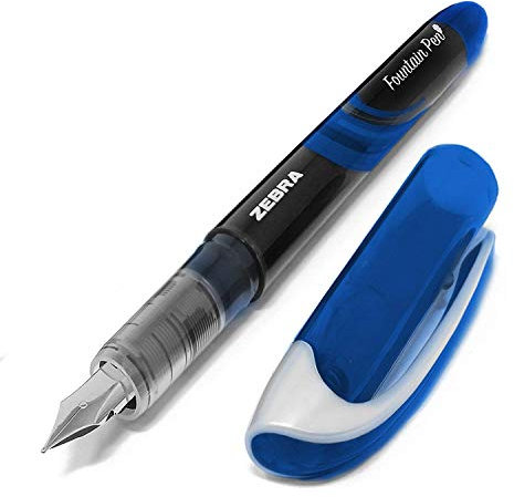 Zebra Fuente - Disposable Fountain Pen - Blue Ink - Single