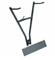 MAXTER Porte Velo sur Attelage + Support Plaque