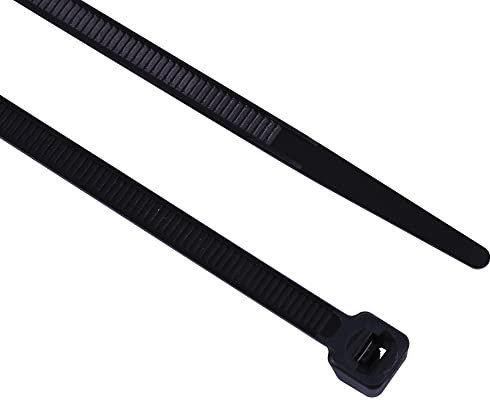 Pro Power 203X3.6 mm BLK 100PK Cable Ties, Black, 203 mm x 3.6 mm, Pack of 100