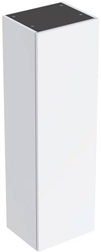 Geberit Smyle Square Mittelhochschrank, 500361, 36x118x29,9cm, mit 1 Tür, Farbe: Weiß Hochglanz Lack - 500.361.00.1