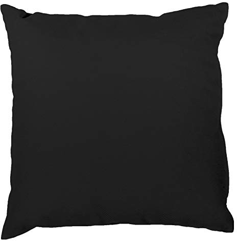 GIRAFFENLAND Zirbenkissen ca. 30x30cm - schwarz - Zirbenholz-Kissen Arve Zirbel mit Zirbenspäne