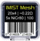 5x IMIST MTL Prebuilt Ni80 Mesh 100 Coil Wickeldraht 0.22 Ohm