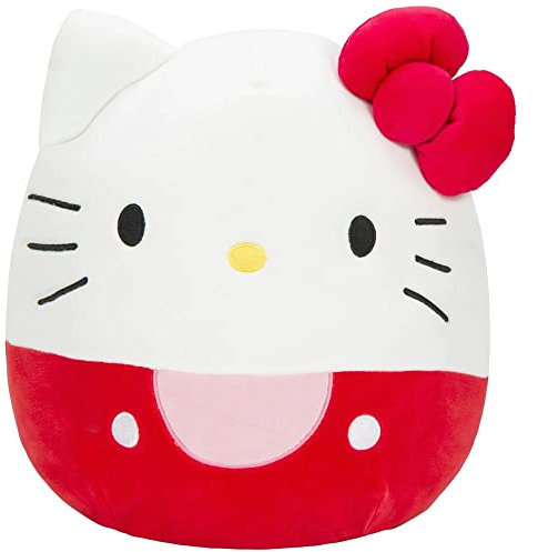 Squishmallows SQK1284 - Rote Kitty 30 cm, offizielles Kelly Toys Plüsch, superweiches Kuscheltier