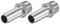 sourcing map Manguera Espiga Montaje 16mm OD X 1/2PT Macho Rosca 304 Inoxidable Acero Recto Tubo Conector para Agua Aire Combustible, Paquete de 2