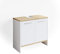 Vicco Waschbeckenunterschrank Elvio, Waschtischunterschrank, Weiß/Sonoma, 60.5 x 55 cm