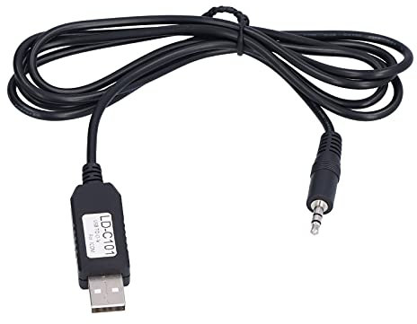Cavo CI V USB, cavo di interfaccia per telecomando, cavo di programmazione USB, per componenti del cavo di sincronizzazione dei dati del segnale radio a onde corte serie