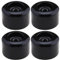 The Lord of the Tools 4 Stück Rollschuhe Rollen 54 mm Durchmesser 80 A Härte Quad Ersatz Rollen mit ABEC-9 608RS Ersatzrädern, Schwarz