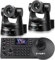 FoMaKo NDI PTZ Kamera Set, KI-Tracking Gen 3, 20x Optischer Zoom, mit 3G-SDI/HDMI/USB3.0/LAN(NDI HX3, PoE), für Gottesdienst, Live Events Streaming (BN202 Set, mit 2*KN20A Pro + 1*PTZ Controller)