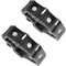 Eigso 2 Stück Punk Leder Armbänder für Männer Frauen Vintage Rock Armbänder für Mann Frau