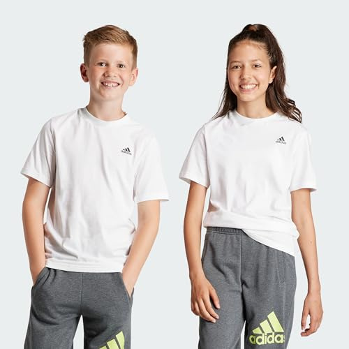 Adidas Unisex Kinder Essentials Small Logo Cotton T-Shirt Kurzärmeliges T-Shirt