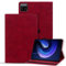 Vaitasy Coque Xiaomi Mi Pad 6 / Pad 6 Pro 11 Pouces 2023 Housse Mince Souple Cuir PU Étui avec Fente de Stylo pour Xiaomi Pad 6 Pro - Mandala Rouge