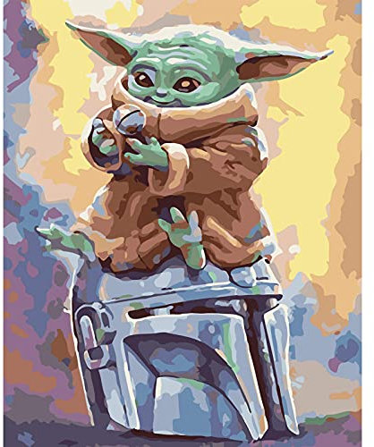 shixpiov Peinture par numéros pour adultes et enfants - Kits peints à la main avec des pigments acryliques de qualité supérieure pour la décoration intérieure et les cadeaux - Peinture sur toile sans